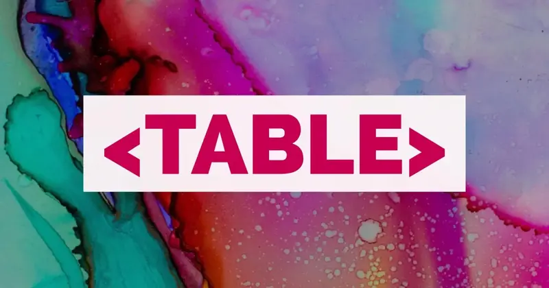 The <table>