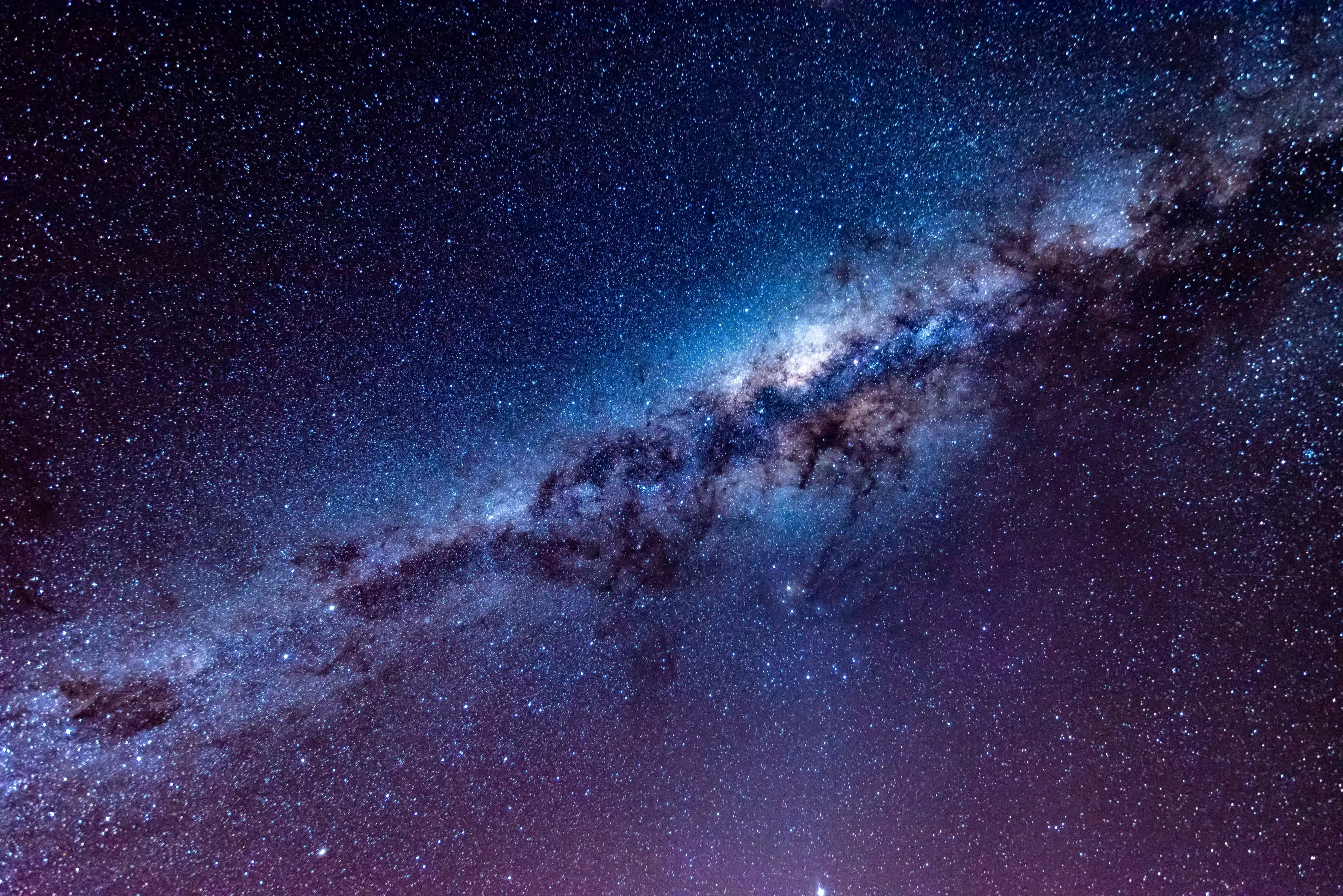 A photo of the Milky Way galaxy