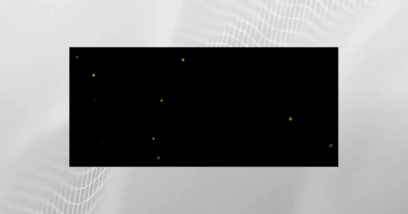 Fireflies with canvas and requestAnimationFrame