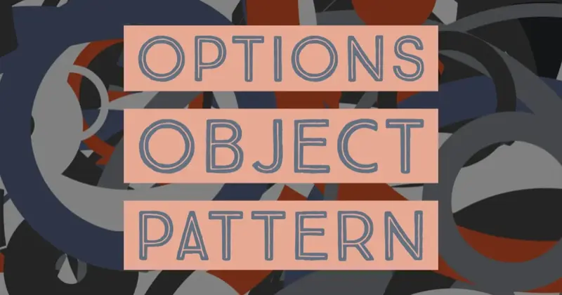Using the Options Object JS Pattern