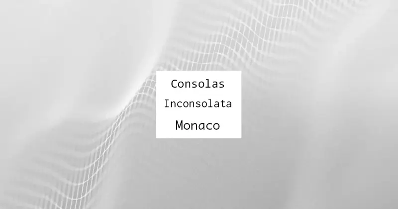 Programming Fonts