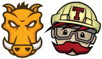 The logos for Grunt and Travis-CI side-by-side