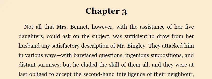 Prose with extra space between each line