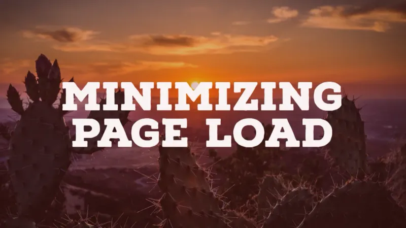 3 ways a front-end developer can reduce page load