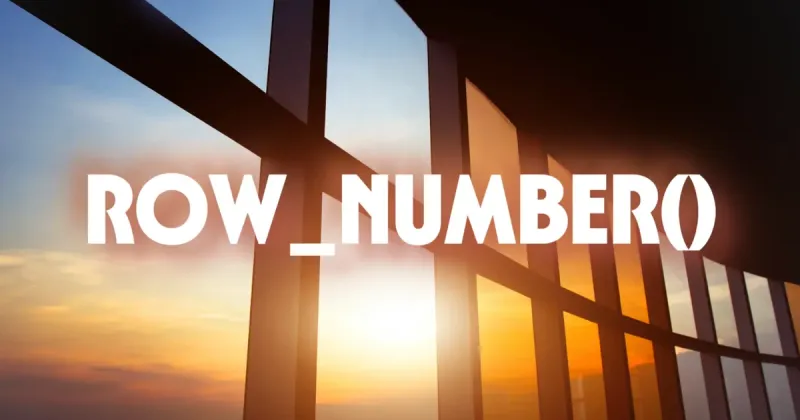 A SQL Window Function Case Study