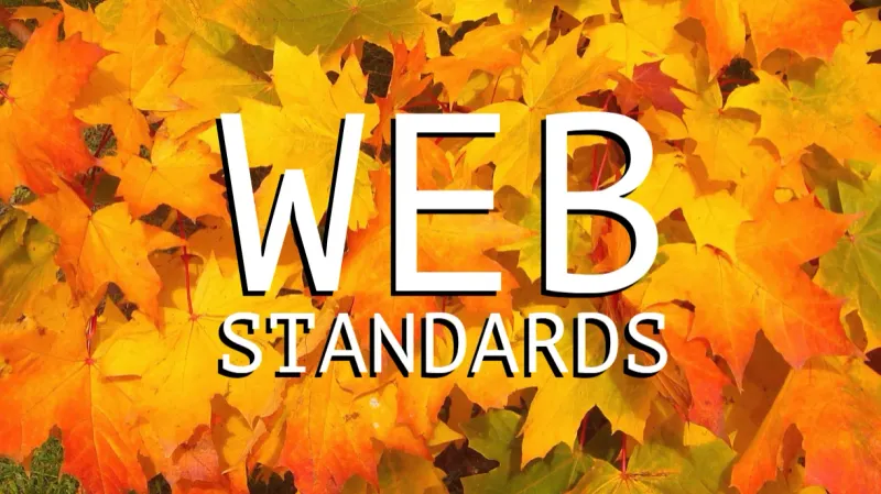 The importance of standards and standards bodies in web development
