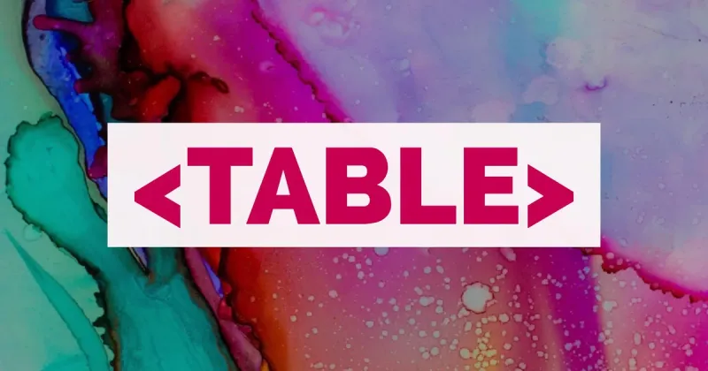 The <table>
