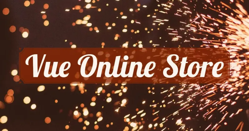 Vue Online Store with Shopping Cart