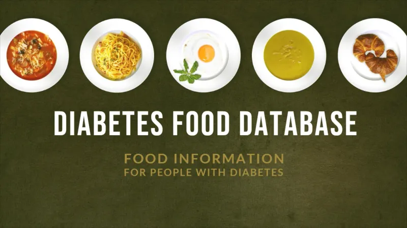 Introducing the Diabetes Food Database
