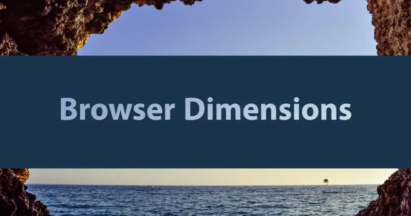 Getting Browser Width & Height