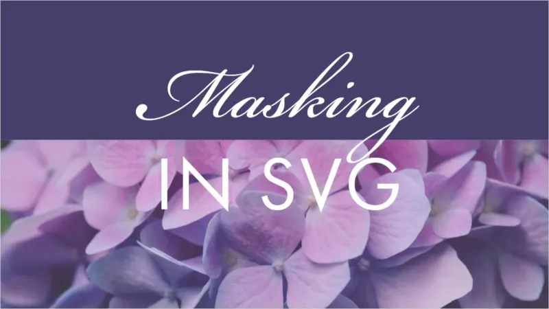 Removing parts of shapes in SVG