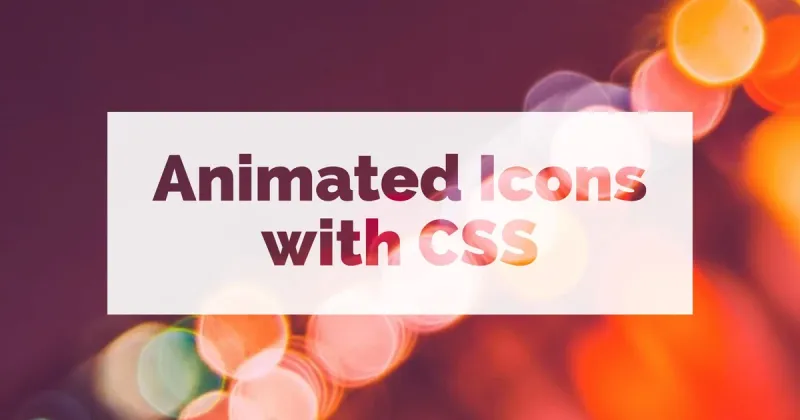 Create Animated Icons using CSS