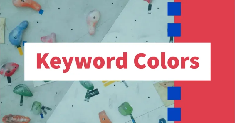 Rapid prototyping with CSS keyword colors