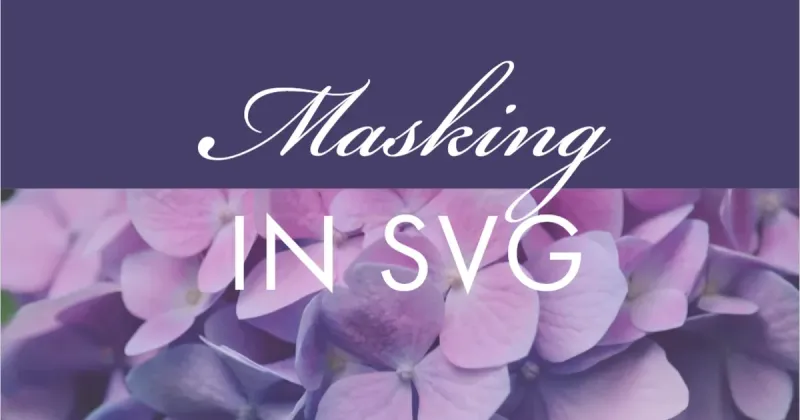 Removing parts of shapes in SVG