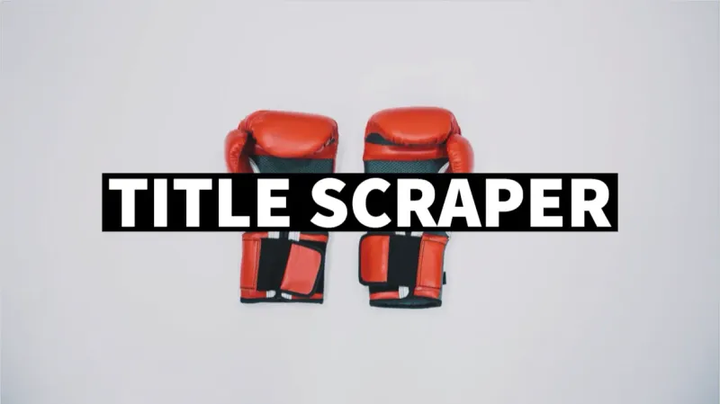 My Title Boxing Club schedule scraper