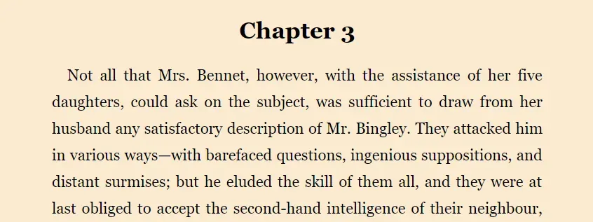 Prose with extra space between each line